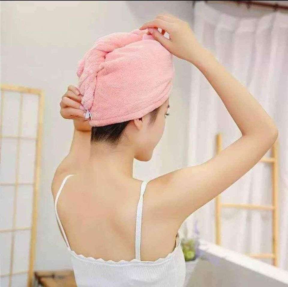 TOALLA TURBANTE MICROFIBRA PARA SECAR CABELLO