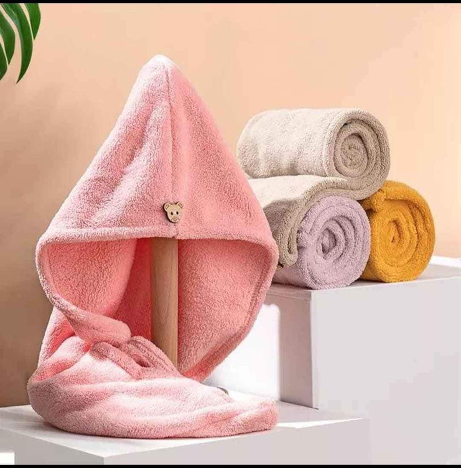 TOALLA TURBANTE MICROFIBRA PARA SECAR CABELLO