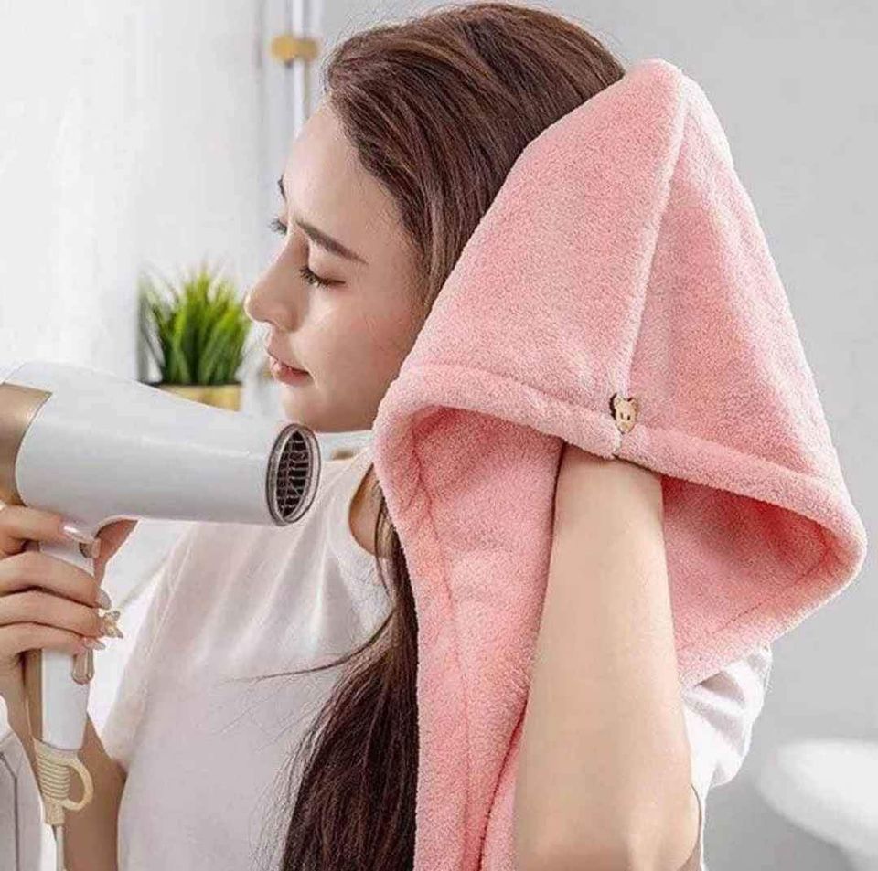 TOALLA TURBANTE MICROFIBRA PARA SECAR CABELLO