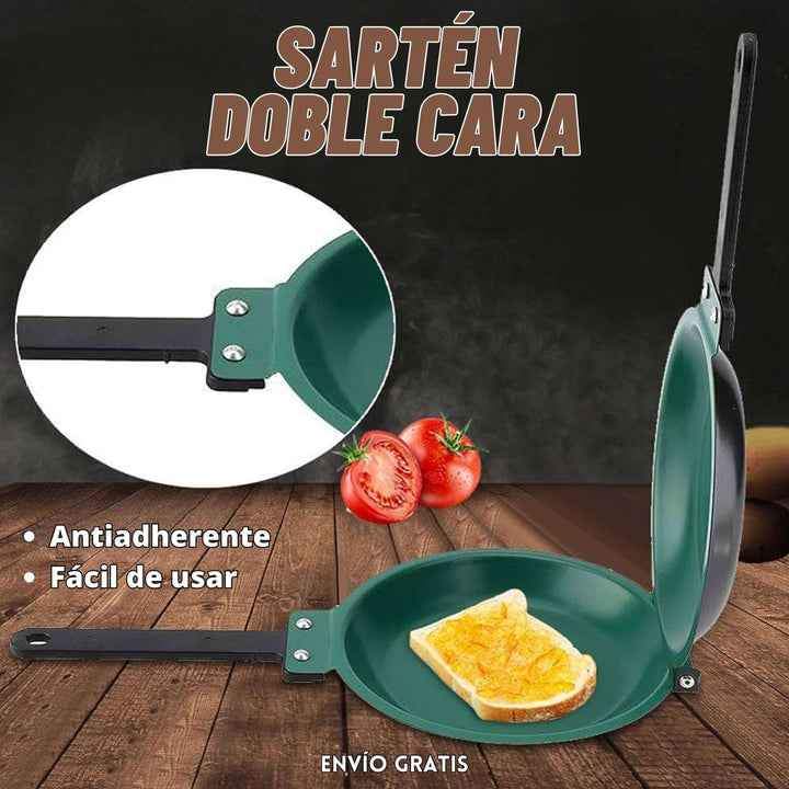Sartén doble cara antiadherente