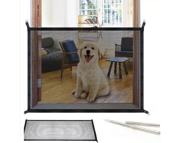 MagicGate® Puerta de Malla de Seguridad para Mascotas y Bebés