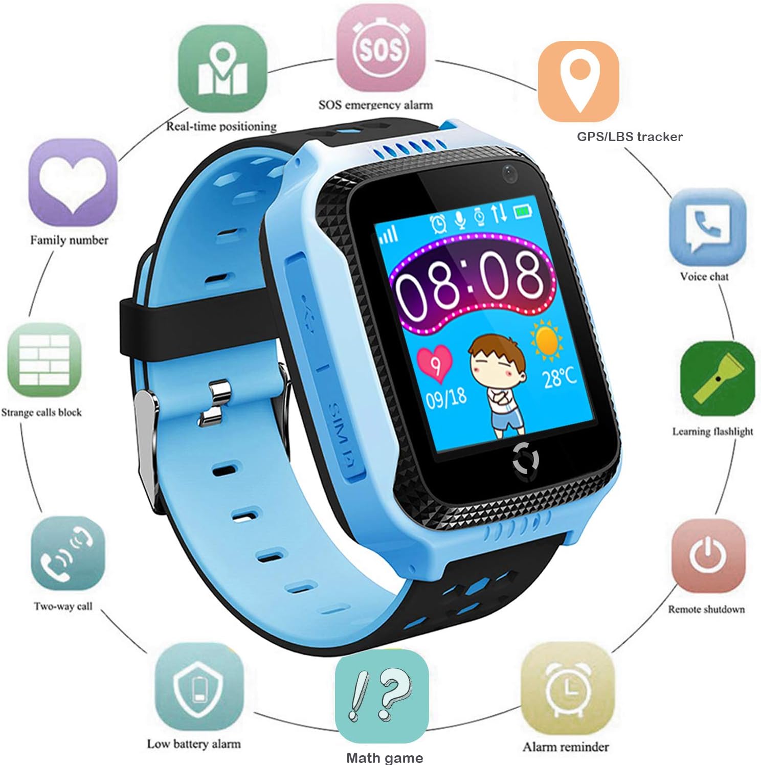 SMARTWATCH Q19 KIDS CHIP Y GPS