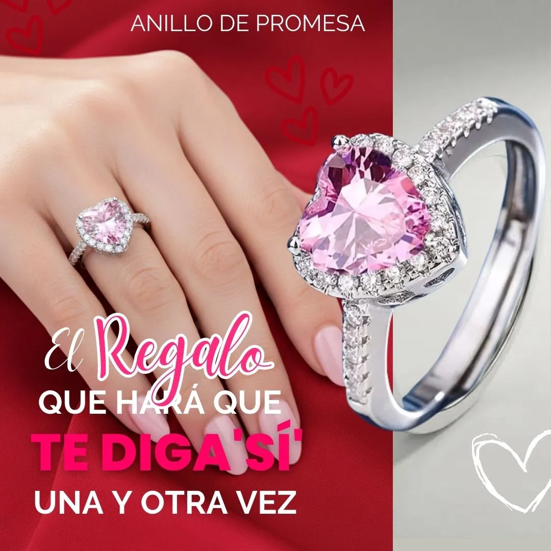 Anillo de promesa- Rosa