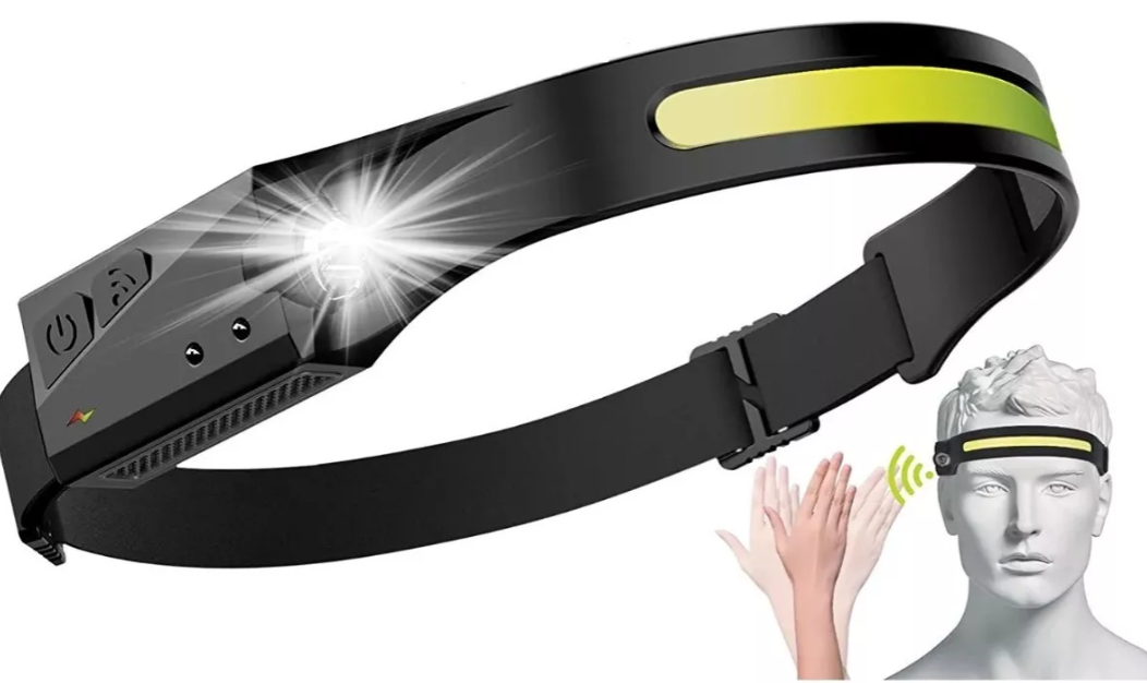 Linterna frontal LED HEADPRO® - Sensor de manos libres