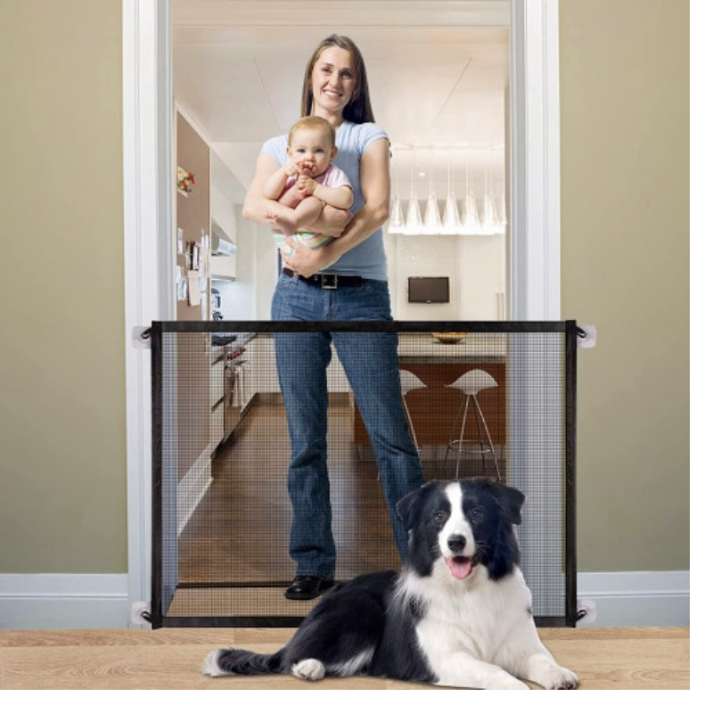 MagicGate® Puerta de Malla de Seguridad para Mascotas y Bebés
