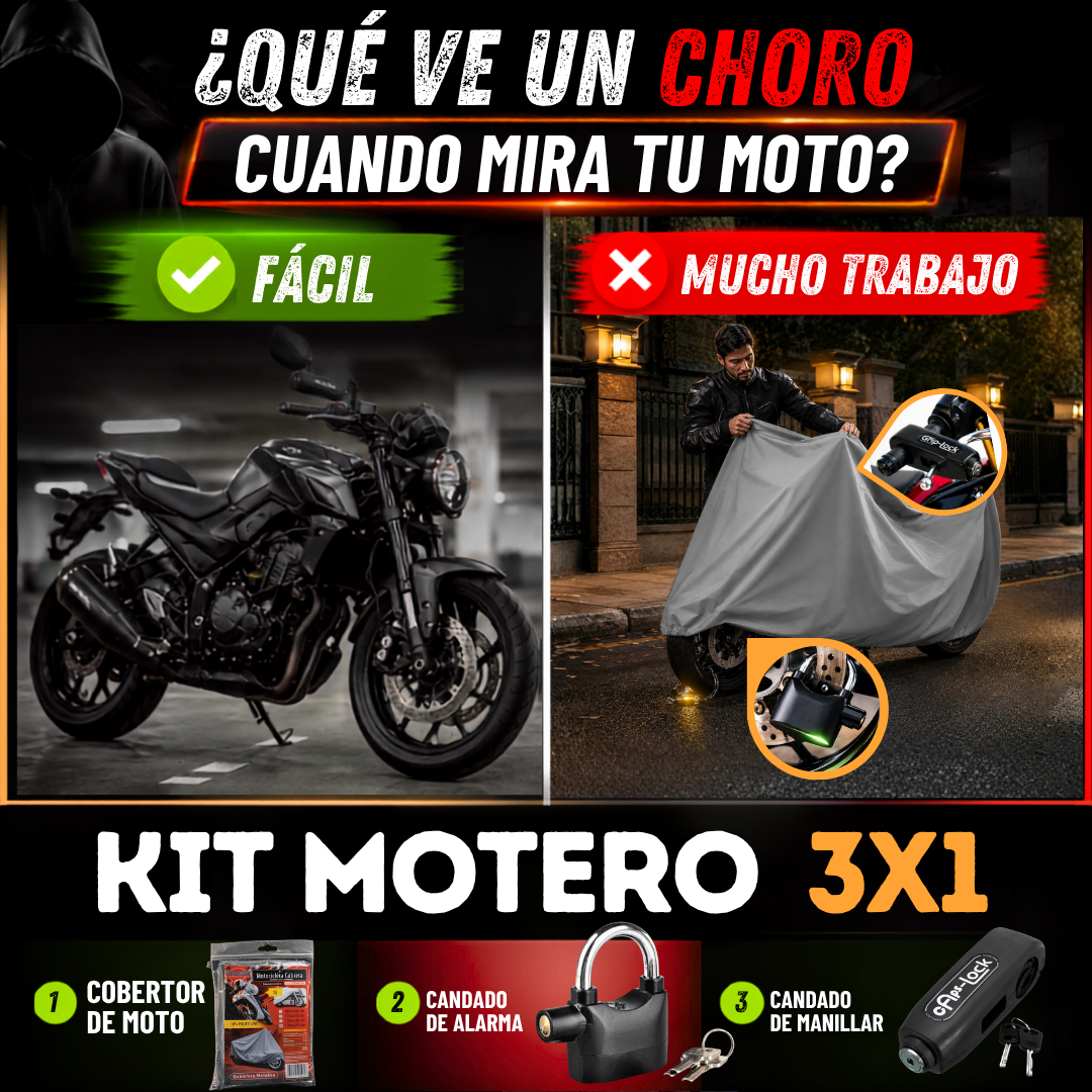 KIT MOTERO 3x1