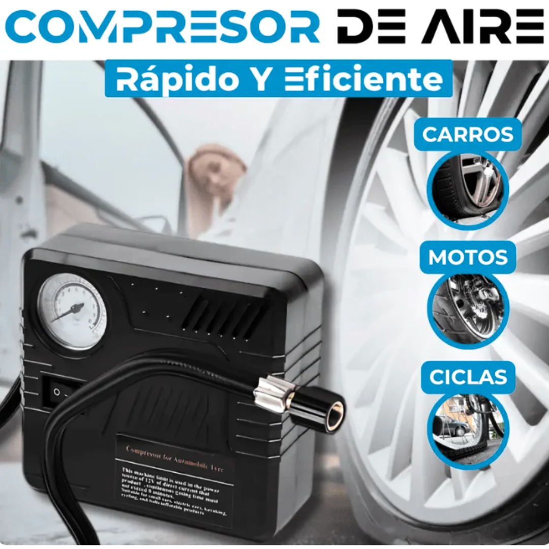 Kit Arrancador de Batería + Compresor de Aire