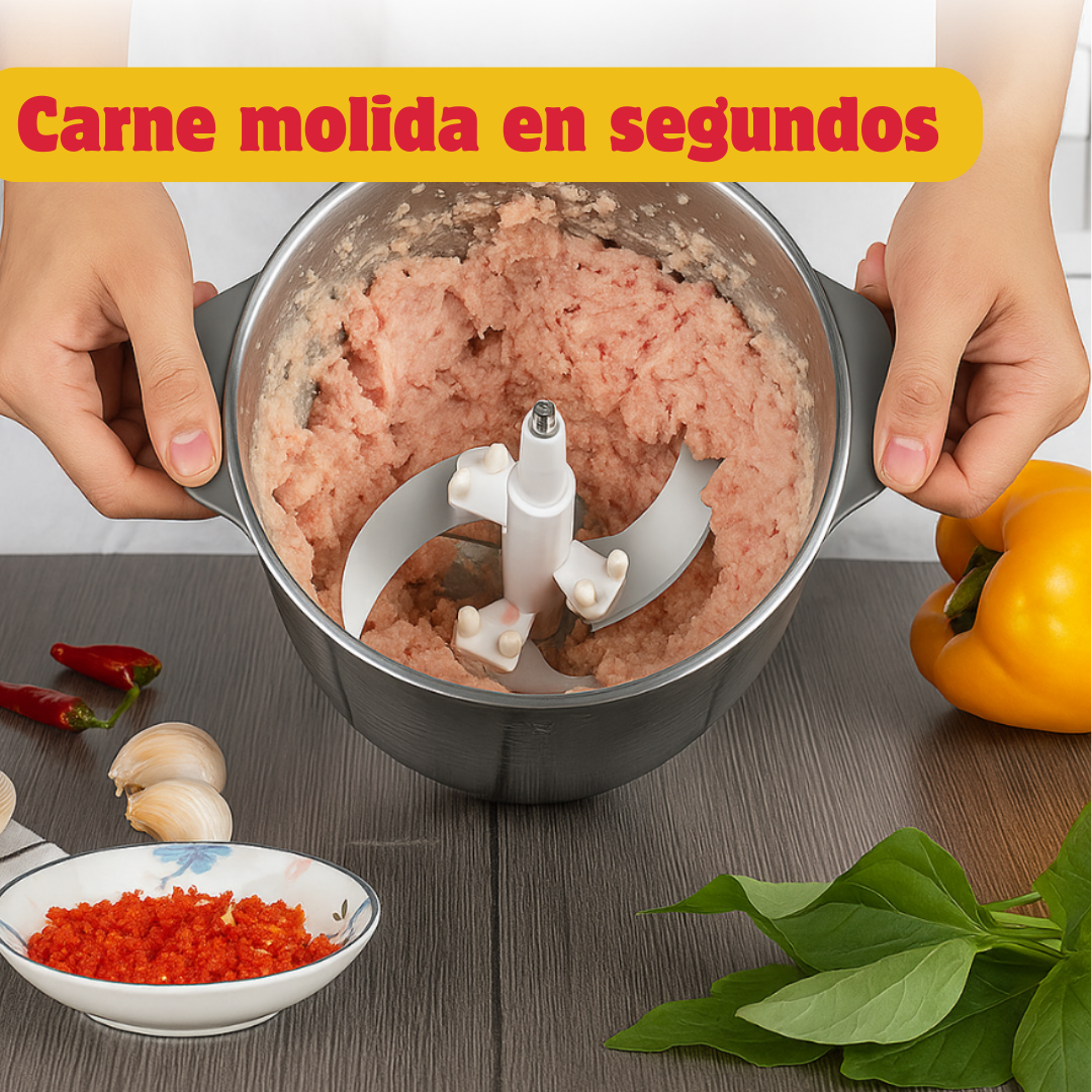 Picador Eléctrico para Carnes o Verduras