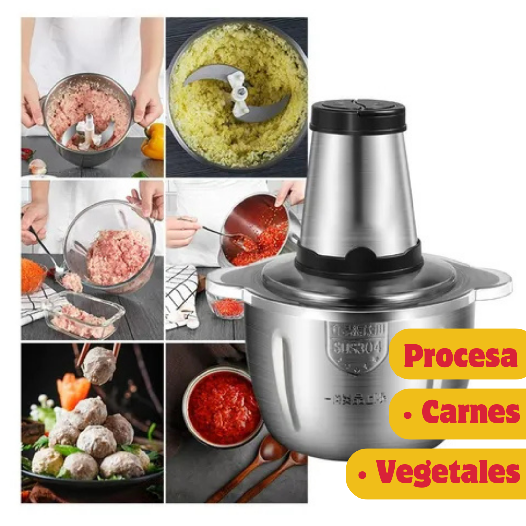 Picador Eléctrico para Carnes o Verduras