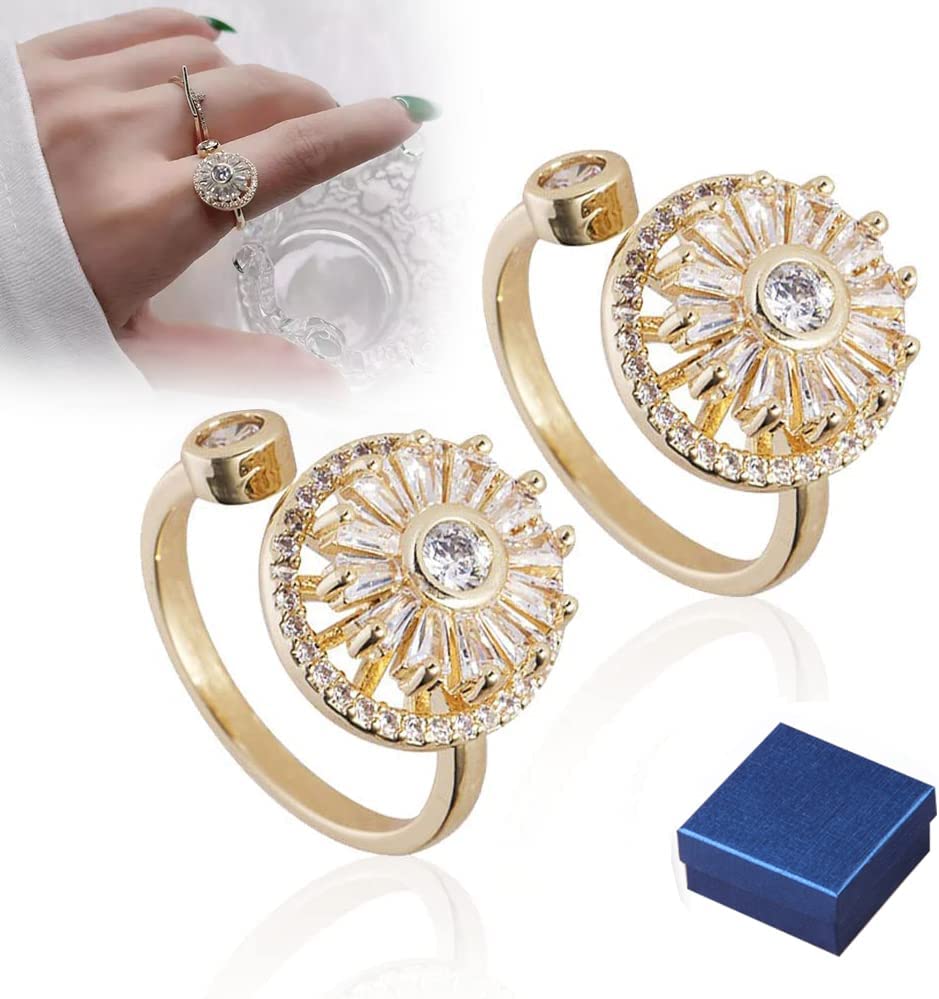 Anillo Antiestrés™ GIRATORIO 1+1 ¡CAJA DE REGALO INCLUIDA!