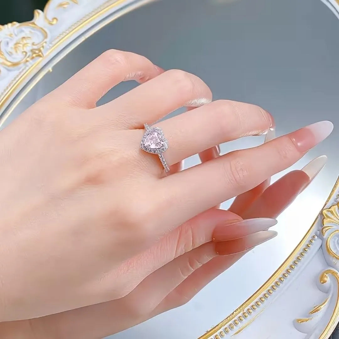 Anillo de promesa- Rosa