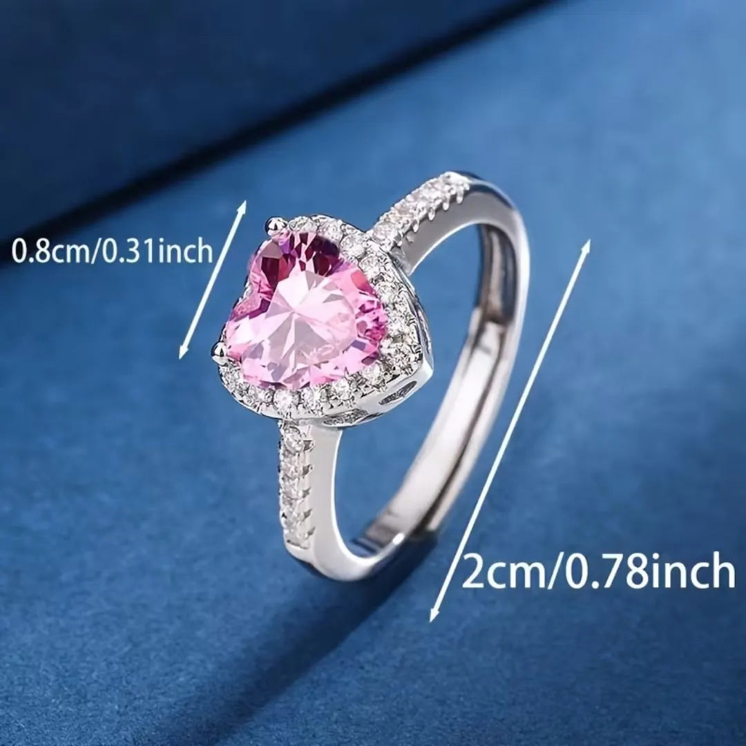 Anillo de promesa- Rosa