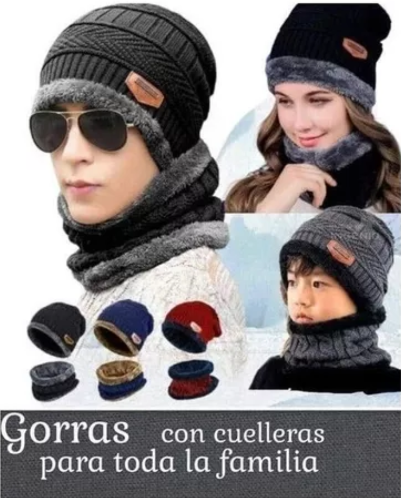 Chullo con cuellera