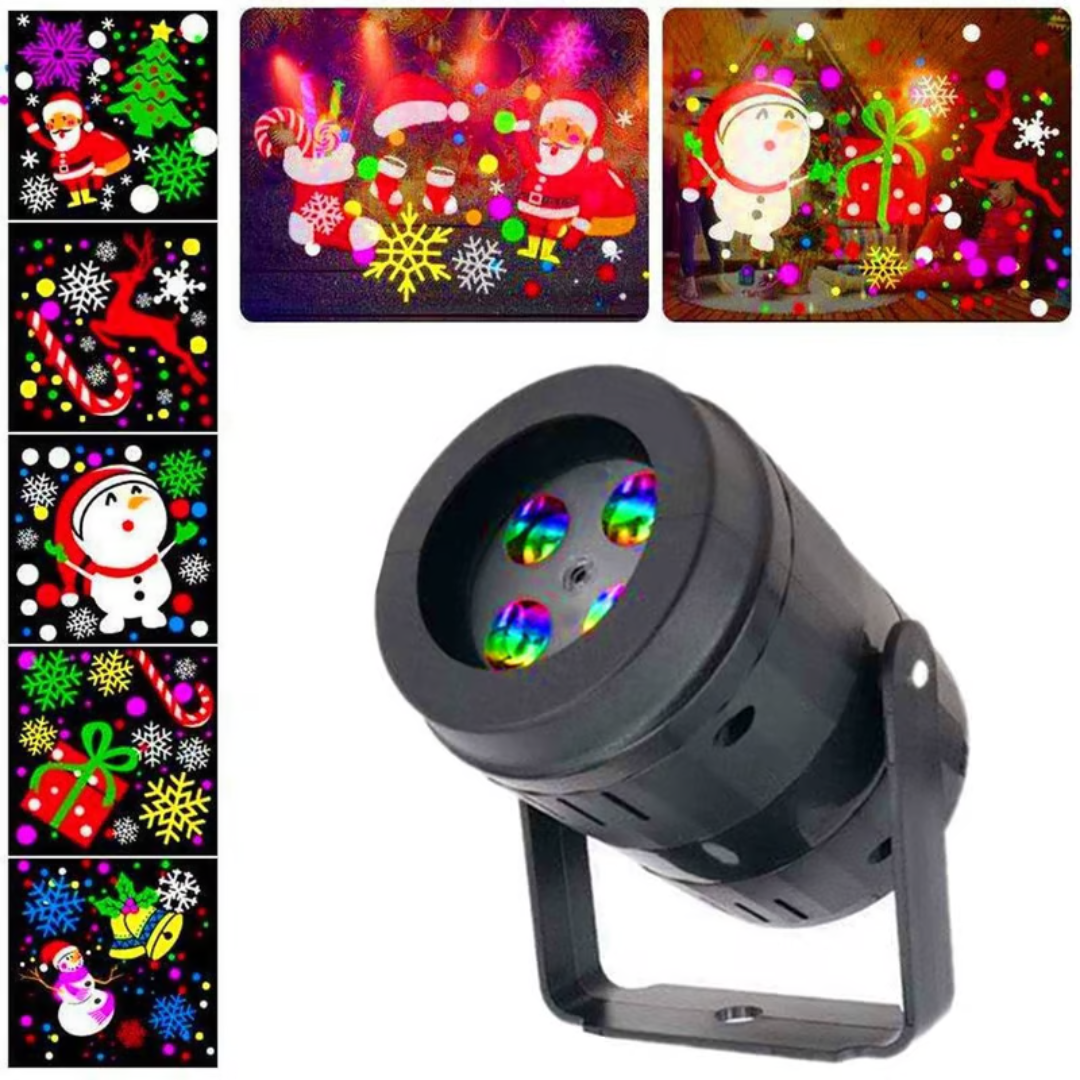 PROYECTOR NAVIDEÑO GIRATORIO