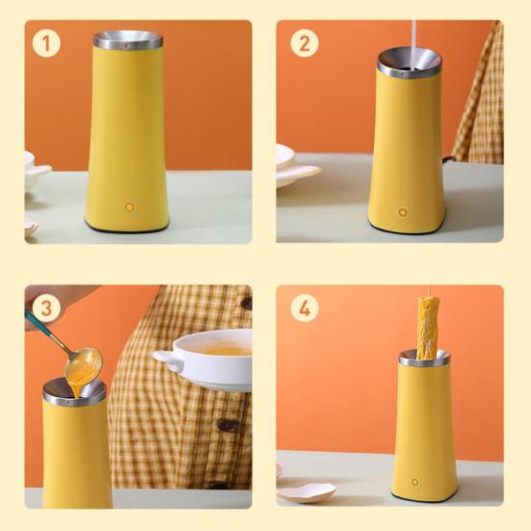 Maquina para hacer rollos de huevo