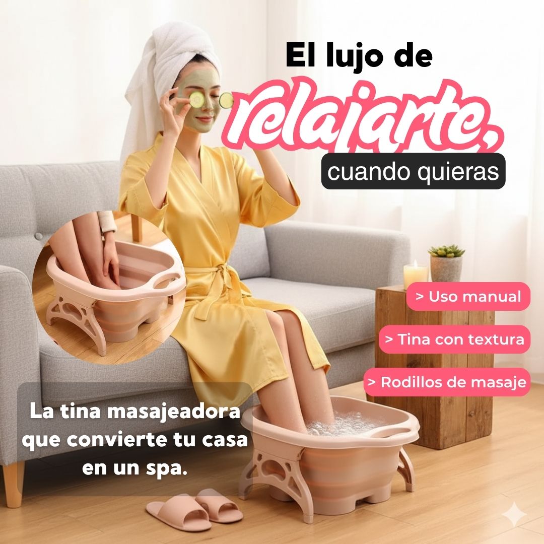 Tina masajeadora de pies