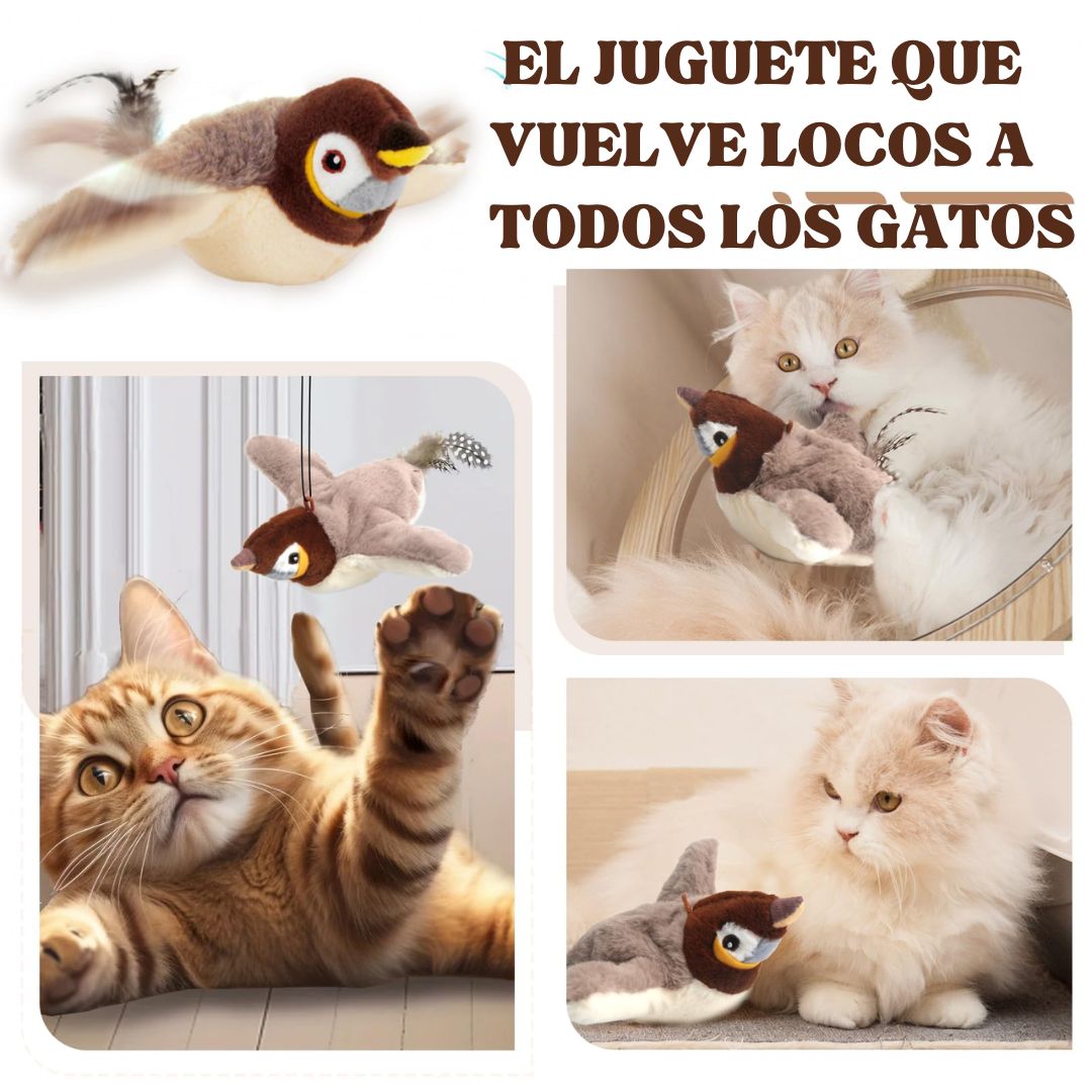 Ave con aleteo automatico