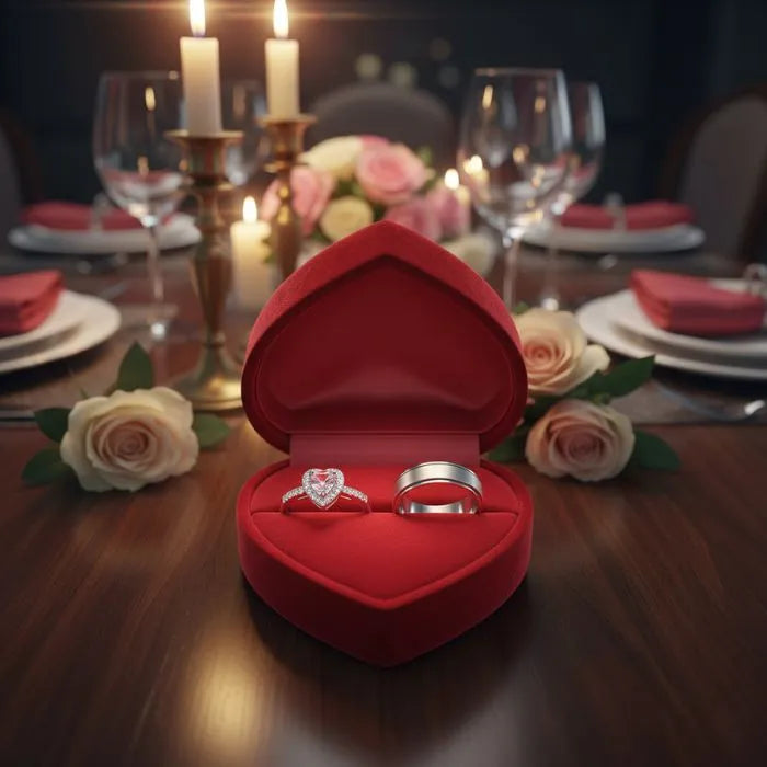 Set de promesa - Anillos para pareja