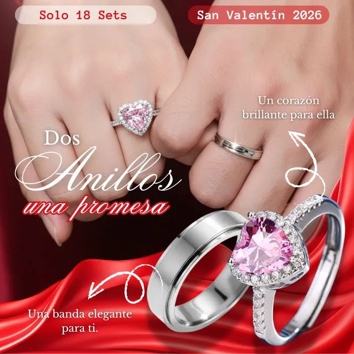 Set de promesa - Anillos para pareja