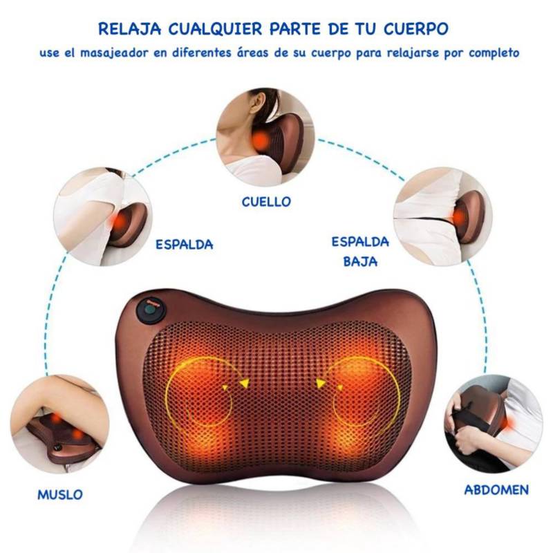 COJIN MASAJEADOR ELÉCTRICO 😎